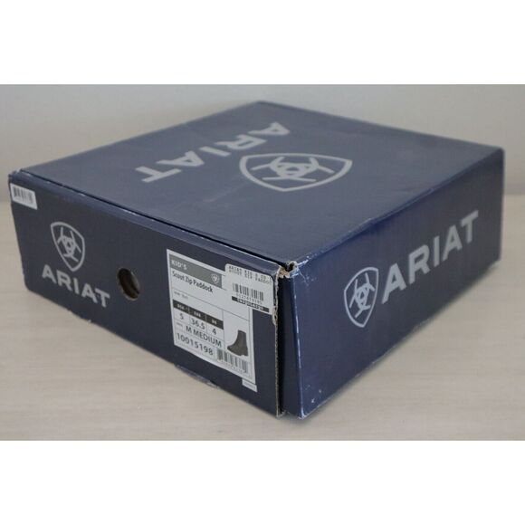 Ariat 10015198 Kids' Sz 5M Women's Sz 6-6.5 Black Scout Zip Paddock Boots - Picture 16 of 16